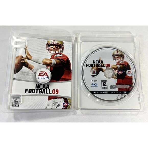 NCAA Football 09 Sony PlayStation 3 2008 PS3 Complete with Manual Tested - Picture 4 of 9